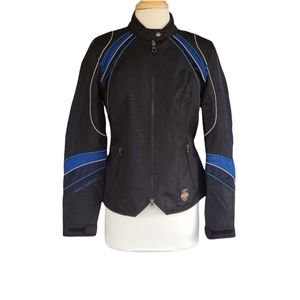 Harley Davidson Biker Jacket Ladies Sz Medium
